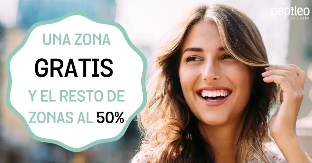 Promoción de bienvenida en Depileo Lorca: una zona gratis con depilación láser SHR.