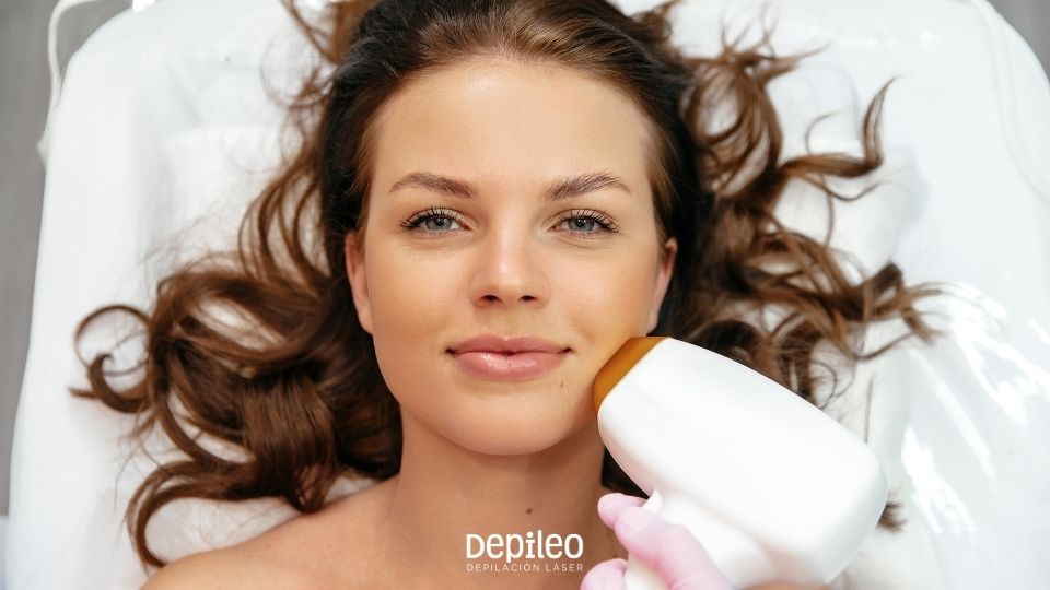 Elimina el vello facial con láser en Cartagena. Sesión de depilación láser facial en Cartagena con tecnología avanzada.