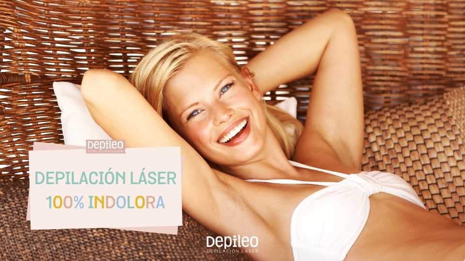 Depilación láser indolora en axilas en Depileo, con centros en Murcia, Cartagena, Lorca y Alicante.