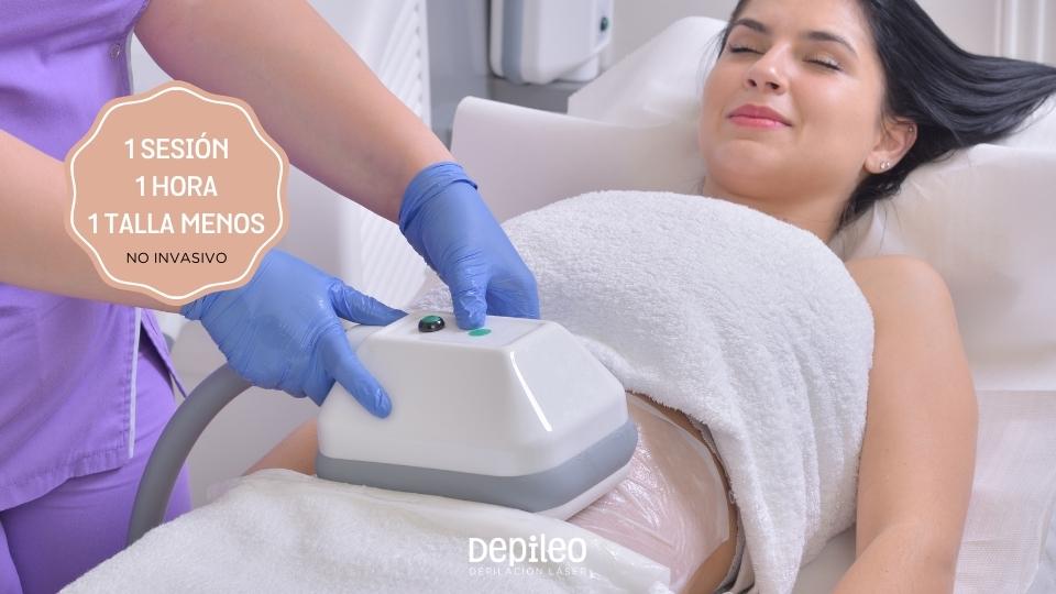 Criolipólisis efectiva en Depileo, tu centro de estética avanzada. Tratamiento de criolipólisis en centro de estética avanzada.