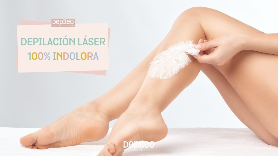 Tratamiento indoloro de depilación láser de piernas en Depileo, con tecnología avanzada en Murcia, Cartagena, Lorca y Alicante.
