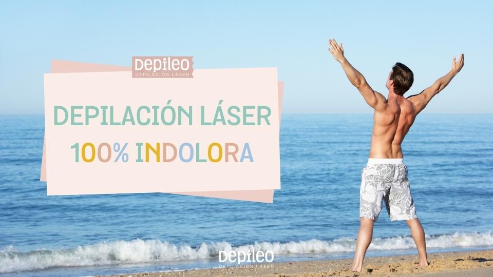 Depilación láser sin dolor para hombres con tecnología SHR Sesión de depilación láser indolora en la espalda masculina con tecnología SHR