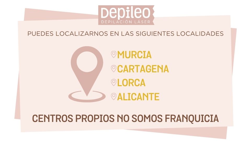 Centro Depileo Depilación Láser en Murcia, Cartagena, Lorca y Alicante